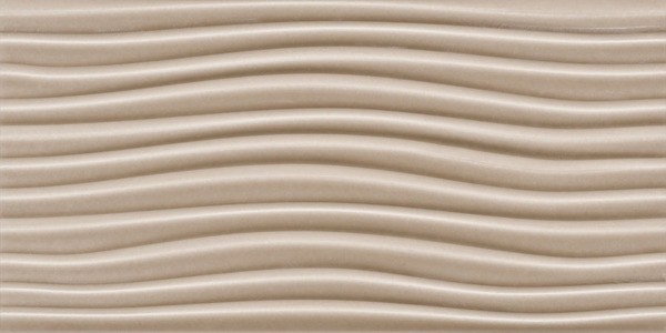 Fawn Wave Listello Ceramic Tile, Florida Tile Streamline